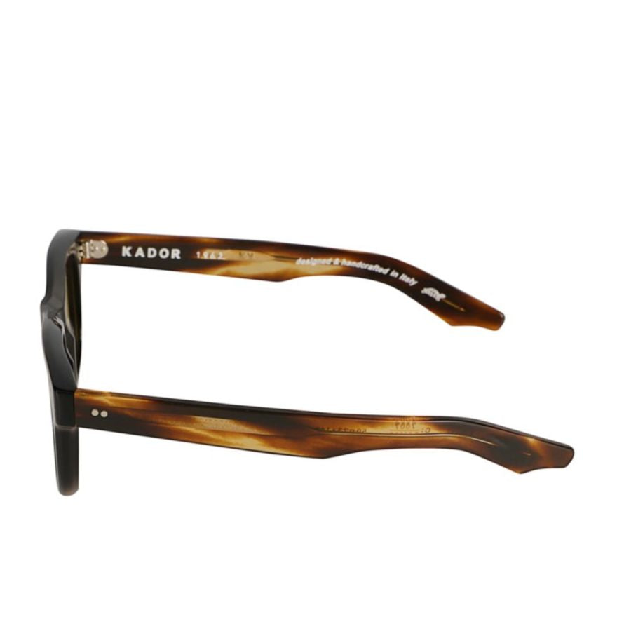 Voyager 23 Square Frame Sunglasses with Tortoiseshell Arms