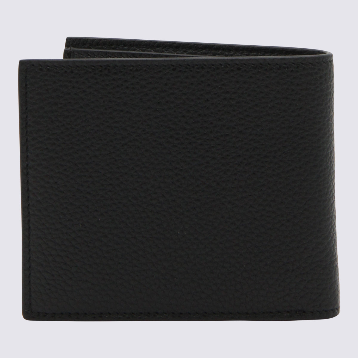 Textured Black Leather Wallet
