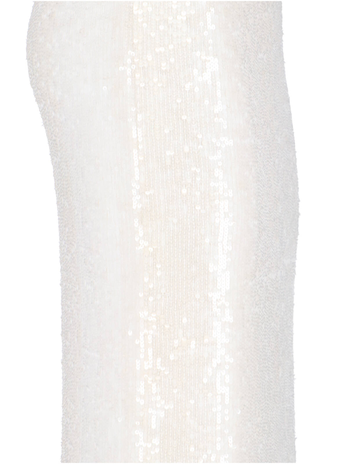 White Midi Sequin Skirt