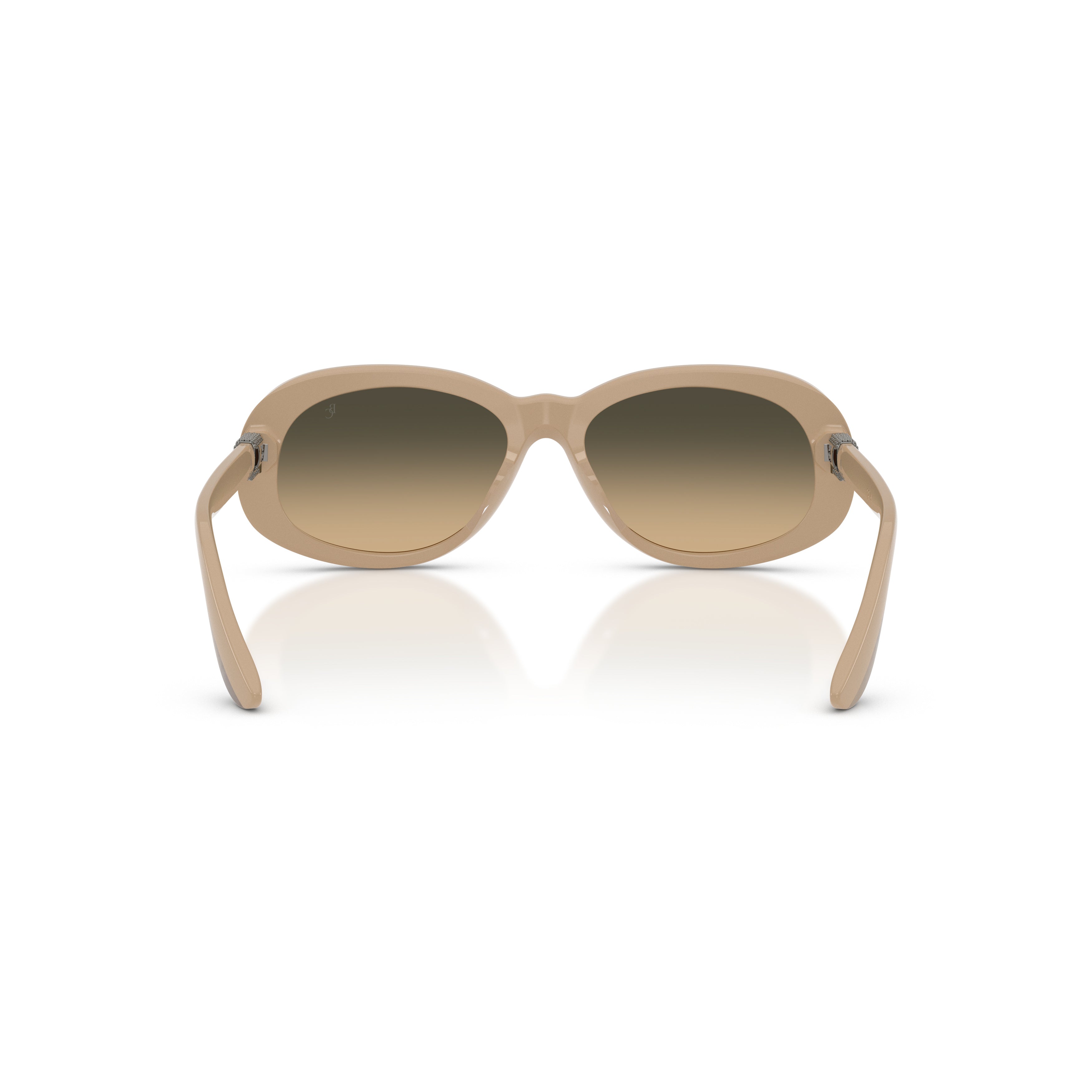 0bc4021s Rounded Rectangular Acetate Sunglasses with Gradient Lenses