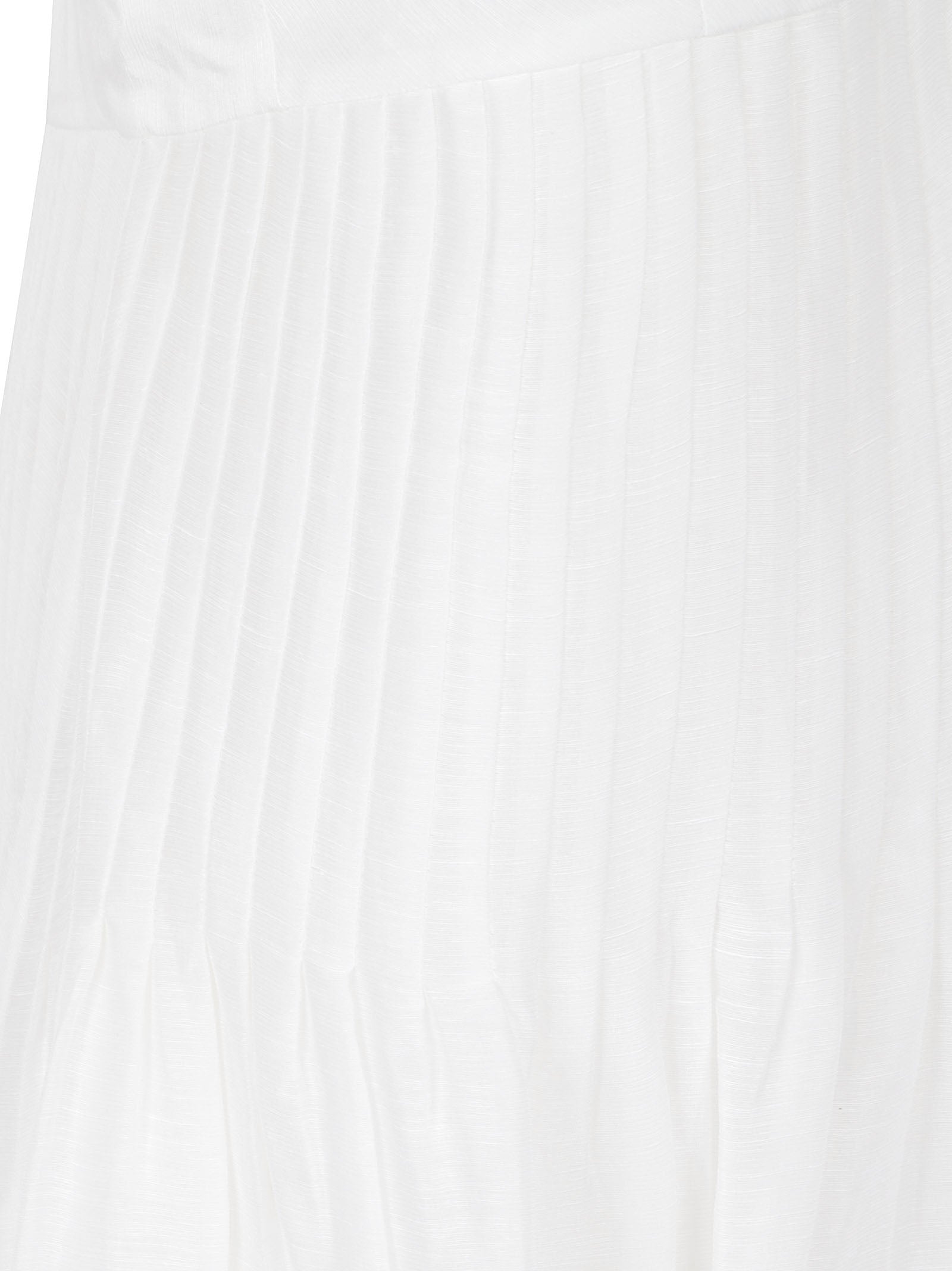 Mid-Length Linen And Silk Blend Dress