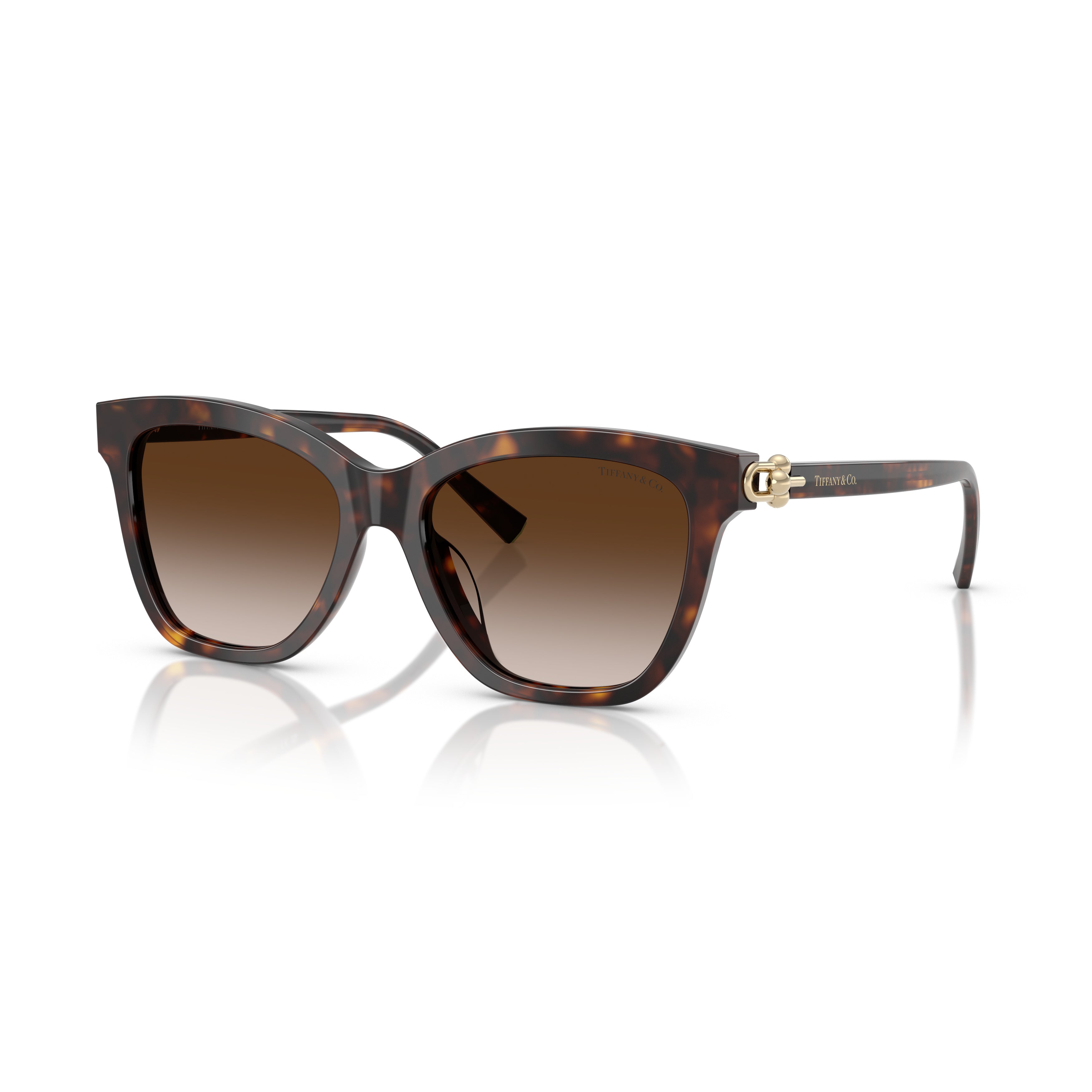 0tf4241d Oversized Square Frame Tortoiseshell Sunglasses