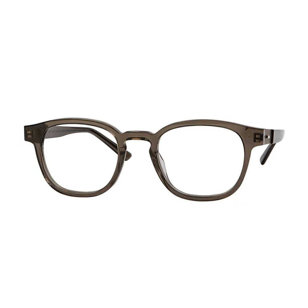 Ts-Charlie Translucent Smoky Brown Rectangular Eyeglasses