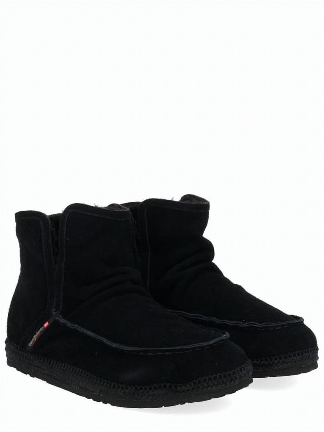 Soft Suede-Like Black Boots