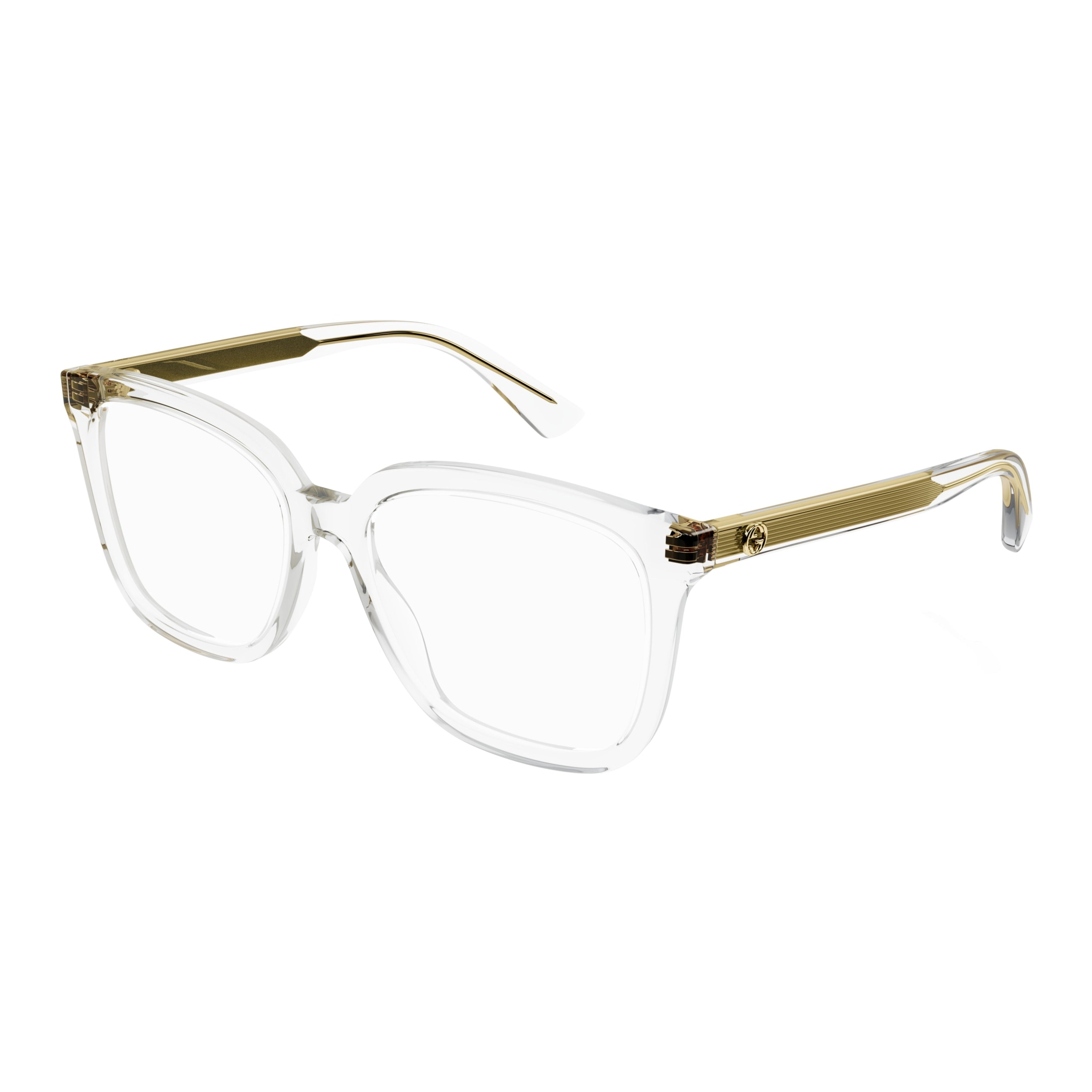 Gg1319o Transparent Square Eyeglasses