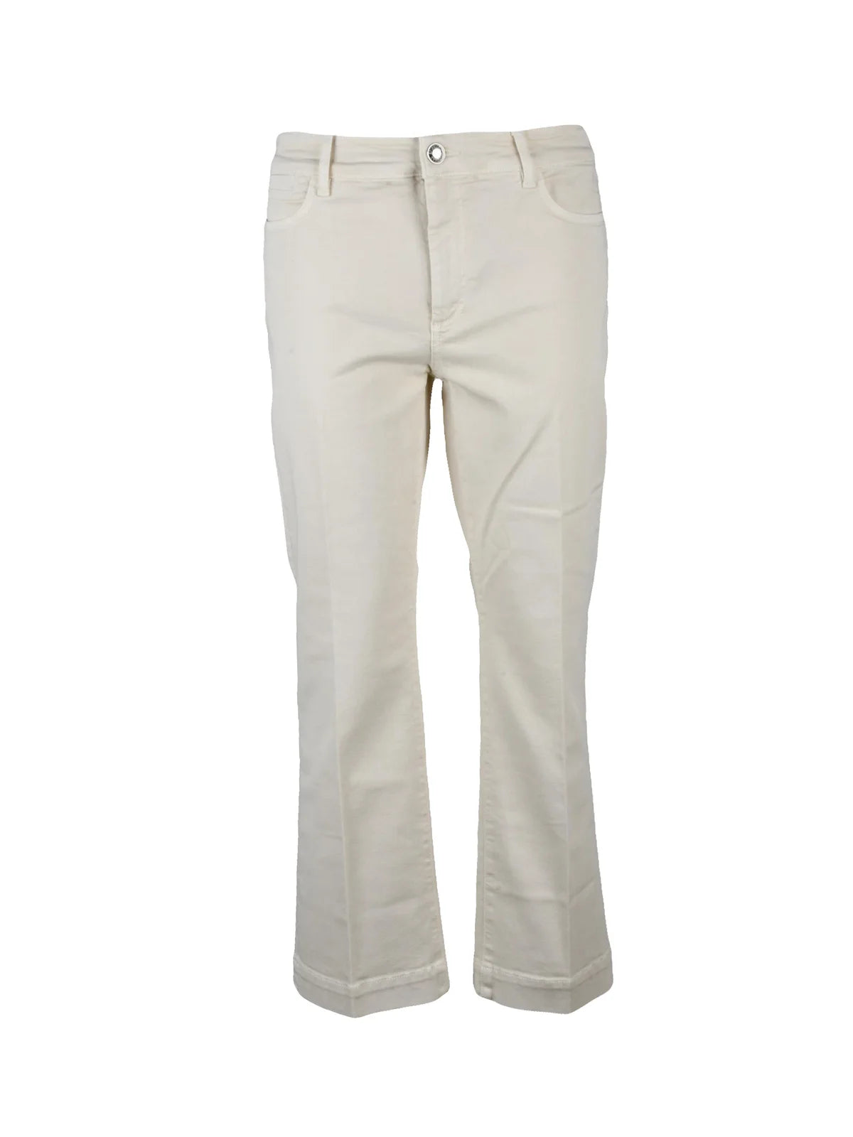 Sportmax Cotton Stretch Trousers - White