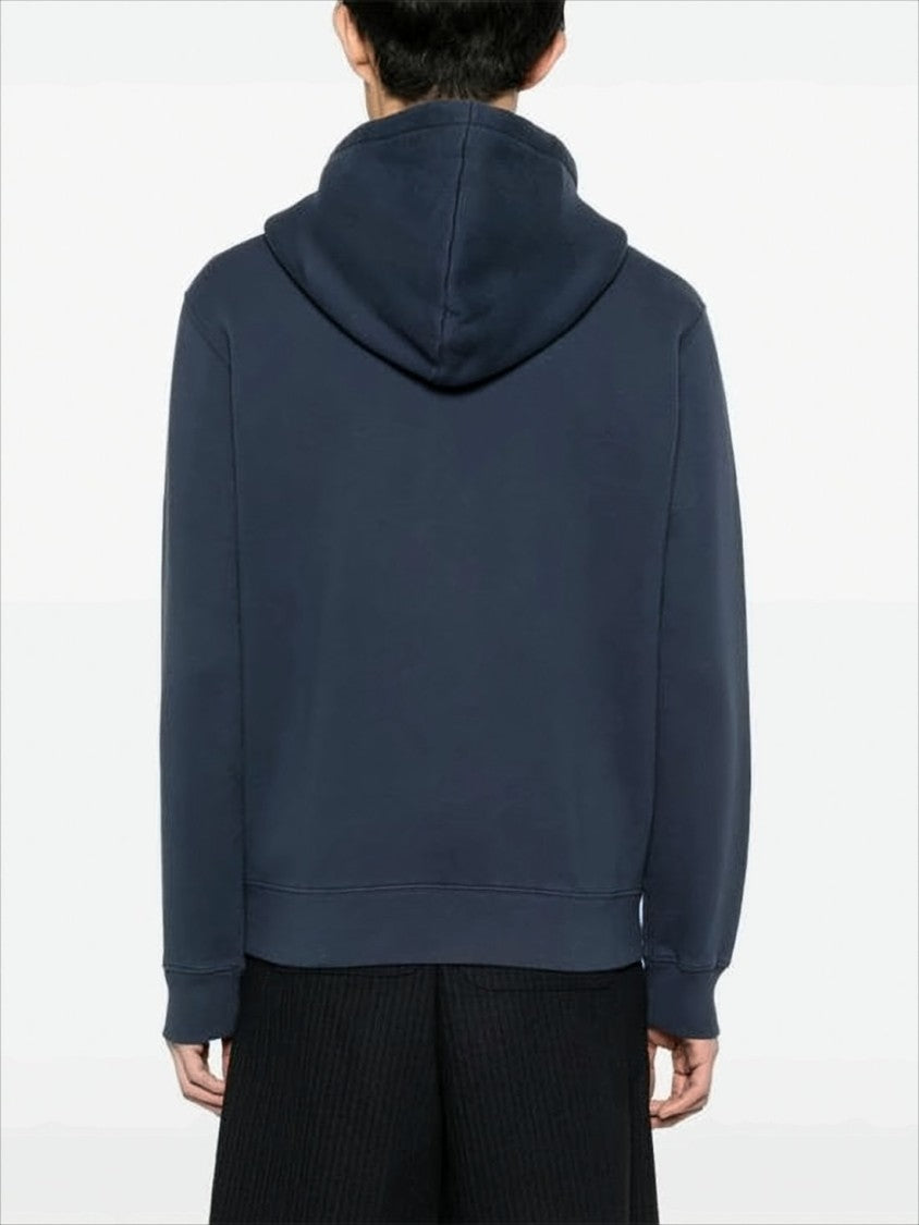 Zip-Up Hoodie With Drawstring Hood And Embroidered Logo