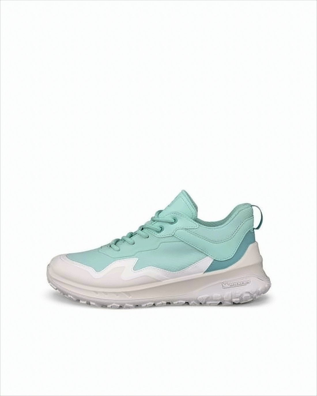 Sleek Mint Green Recycled Polyester Sneakers