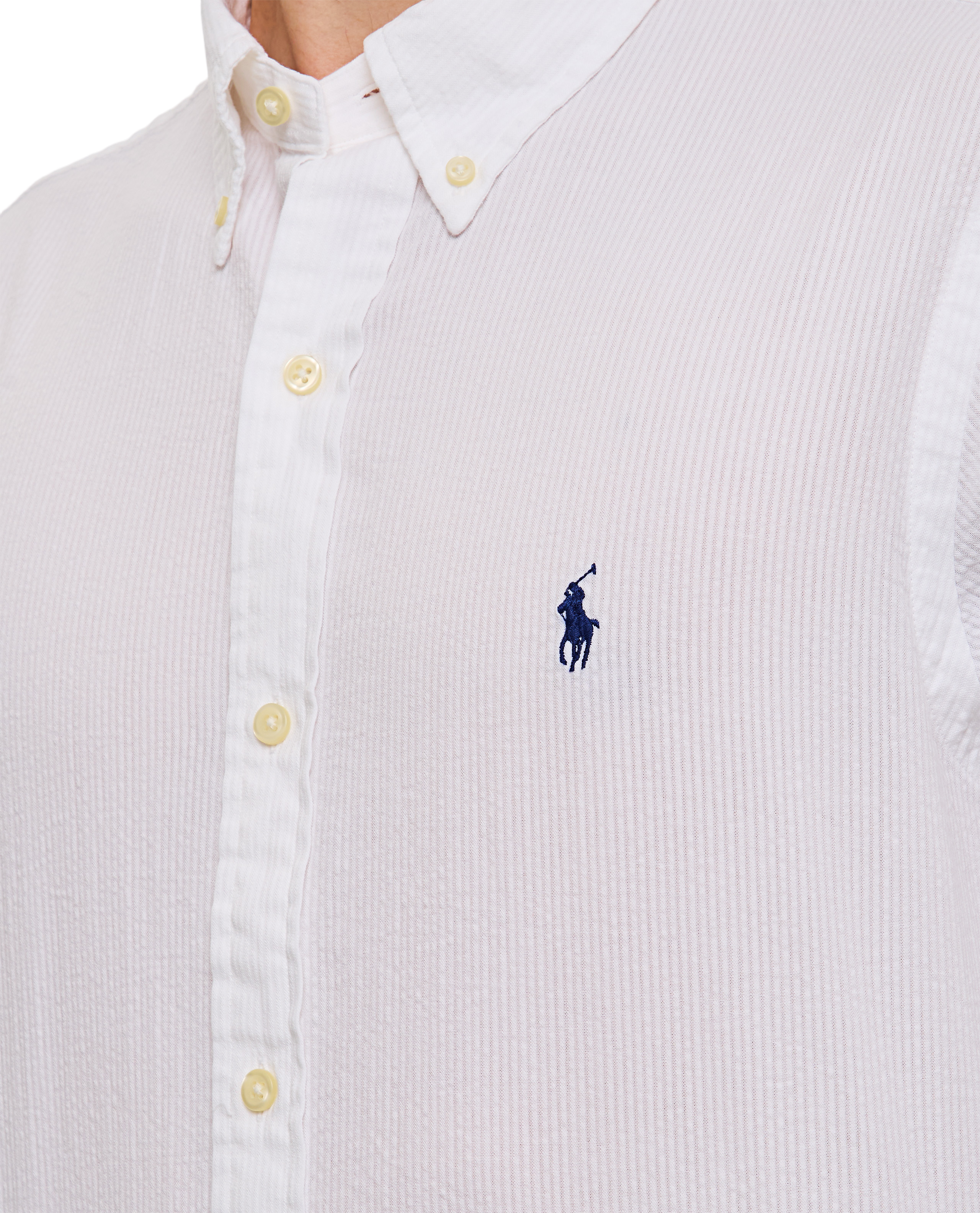 White Cotton Sport Shirt