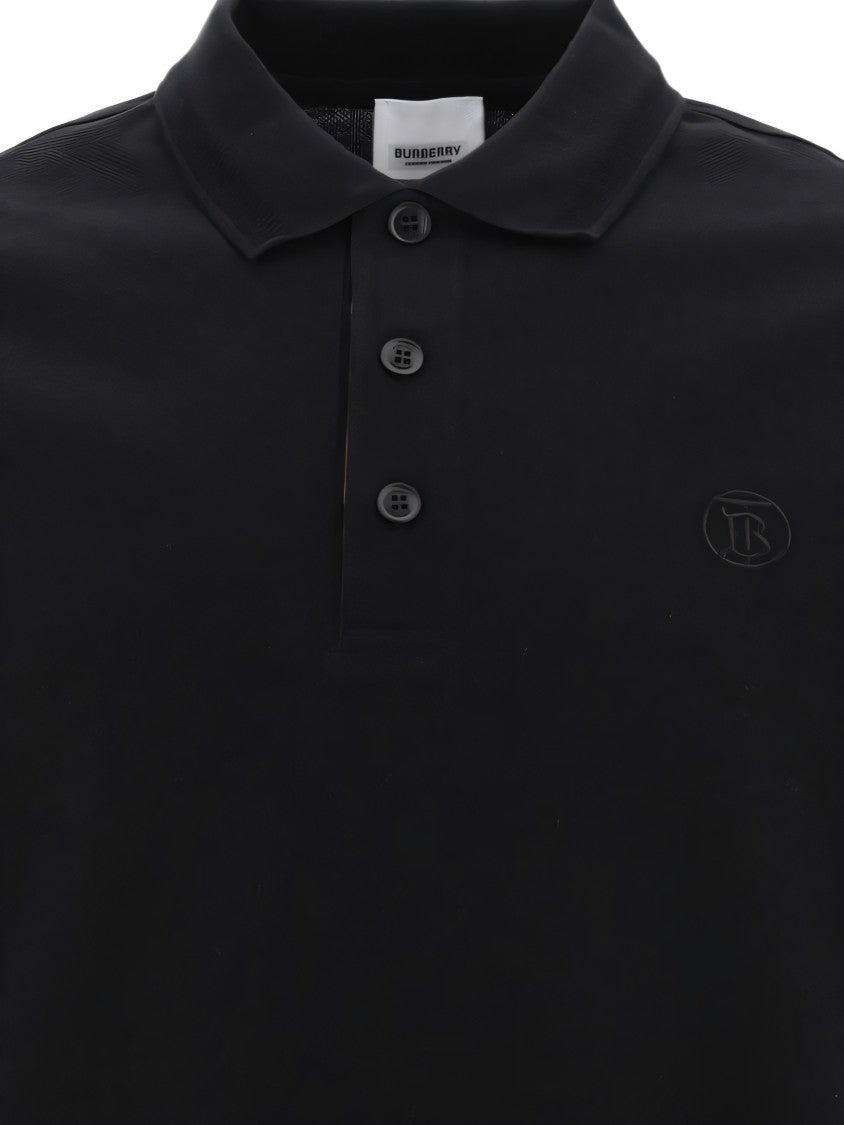 Classic Collared Polo Shirt with Subtle Logo Detail