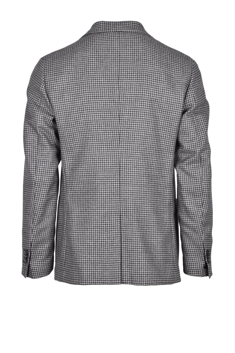 Rounded Blazer Jacket - Grey