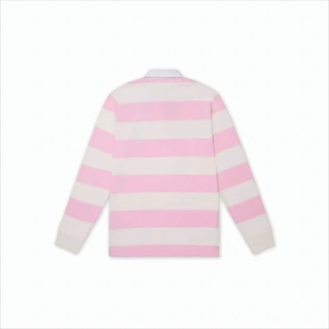 Long-Sleeve Striped Polo Shirt