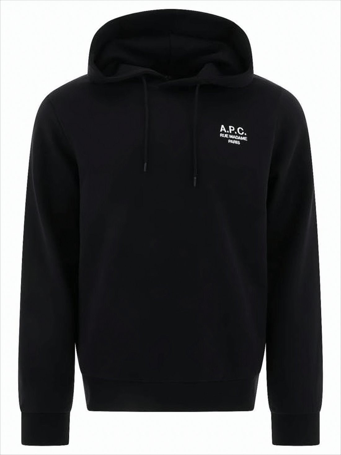 Black Hoodie with Drawstring