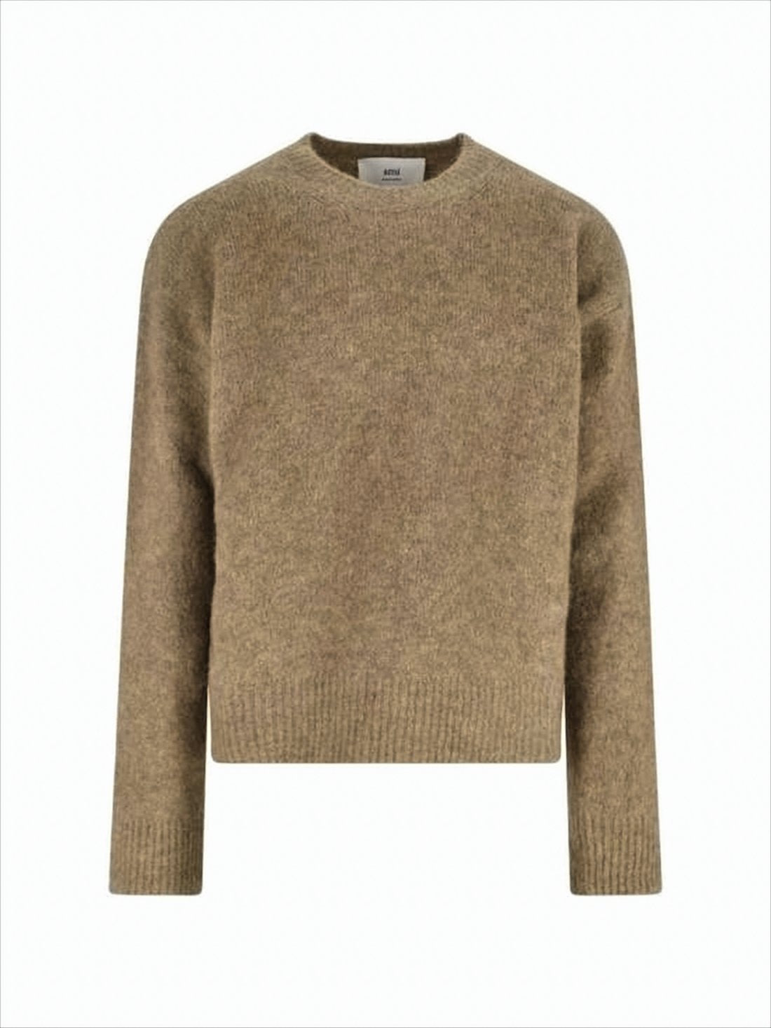 Cozy Sweater With Cropped Hem