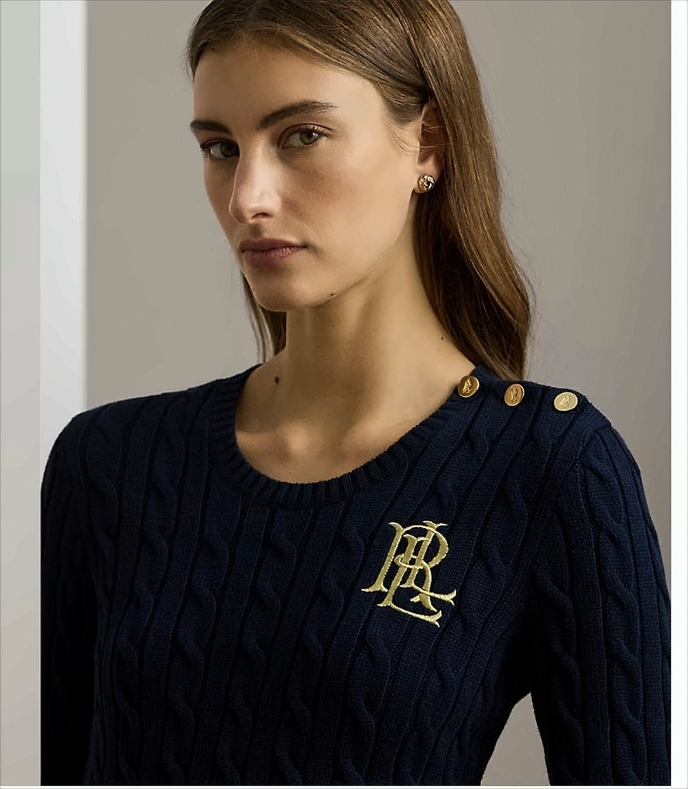 Cable Knit Cotton Sweater