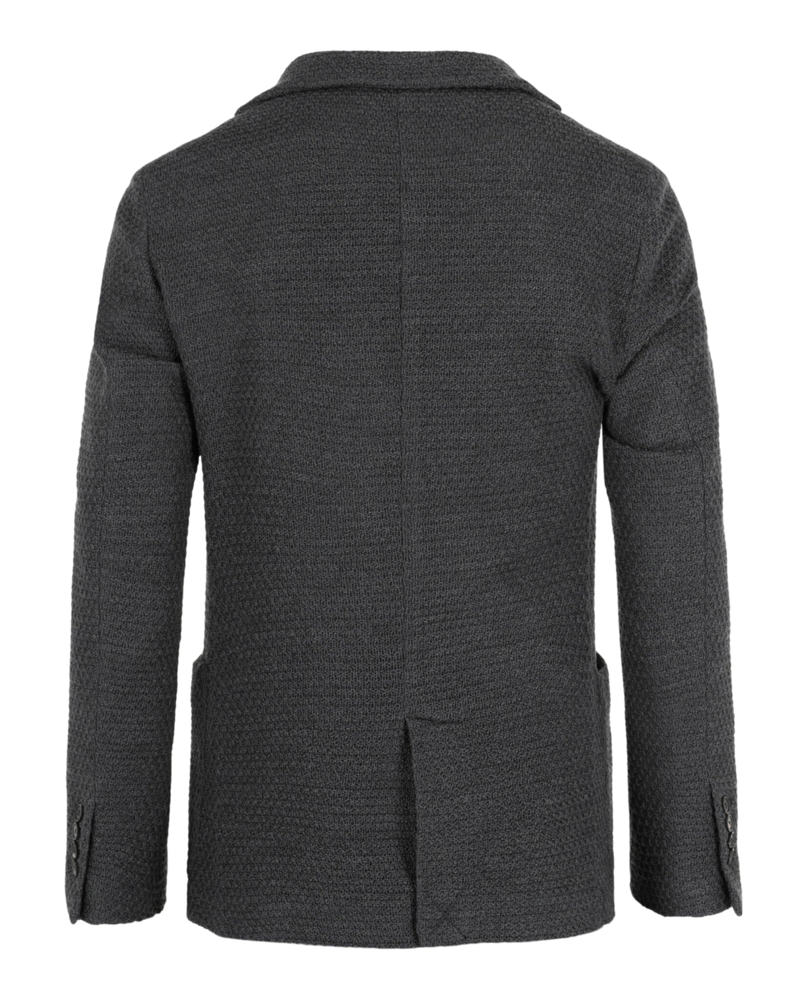 Zanone Single-Breasted Slim Fit Wool Blazer