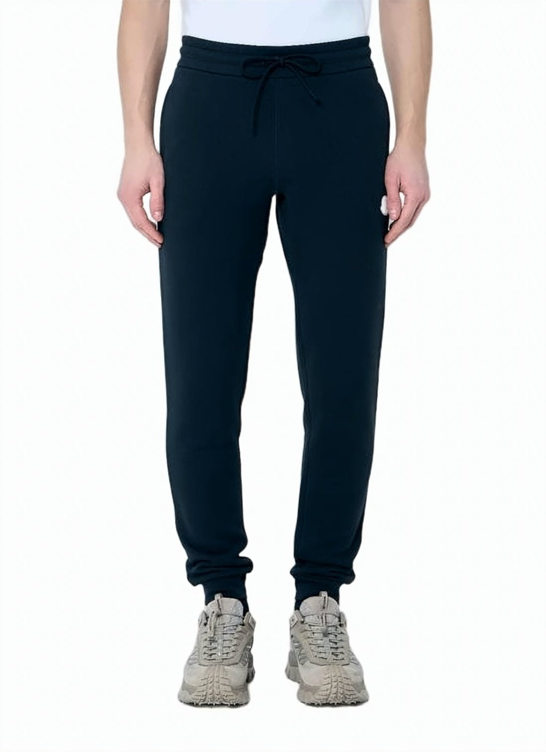 Slim-fit Jogger Pants with Ribbed Cuffs