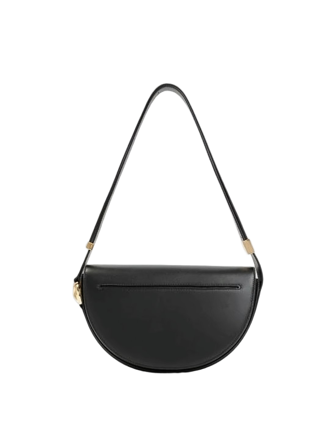 Half-Moon Calf Leather Shoulder Bag