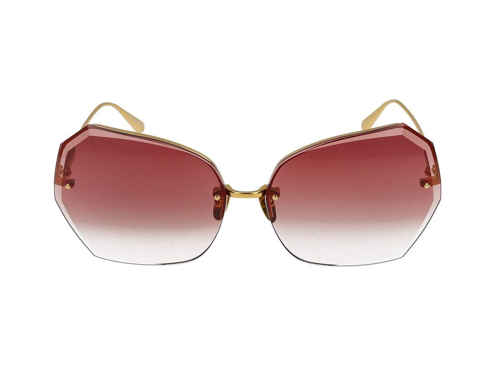 Sunglasses Linda Farrow LFL1546 Lila C6 Yellow Gold/Light Gold 69/15/140