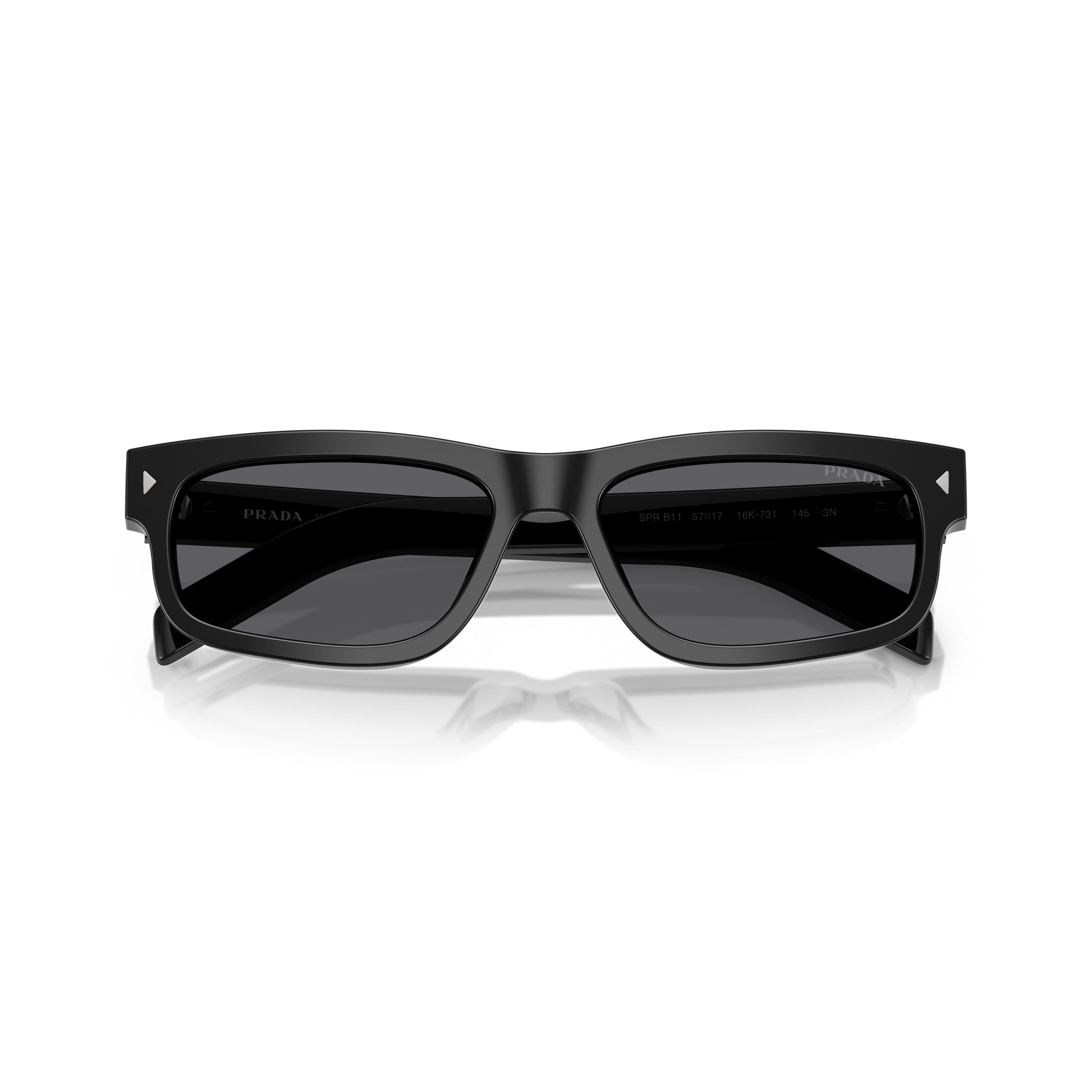 0pr B11s Rectangular Frame Acetate Sunglasses
