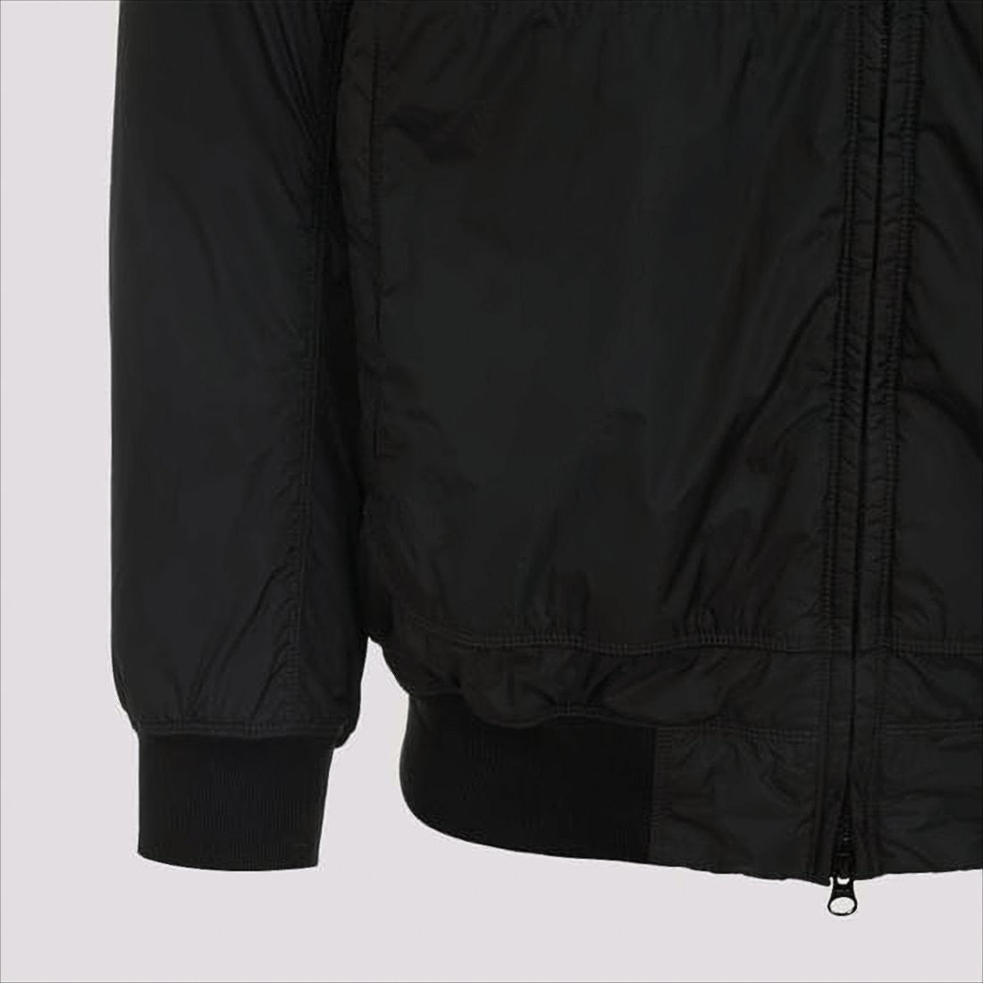 Minimalist Black Jacket with Technical Fabric