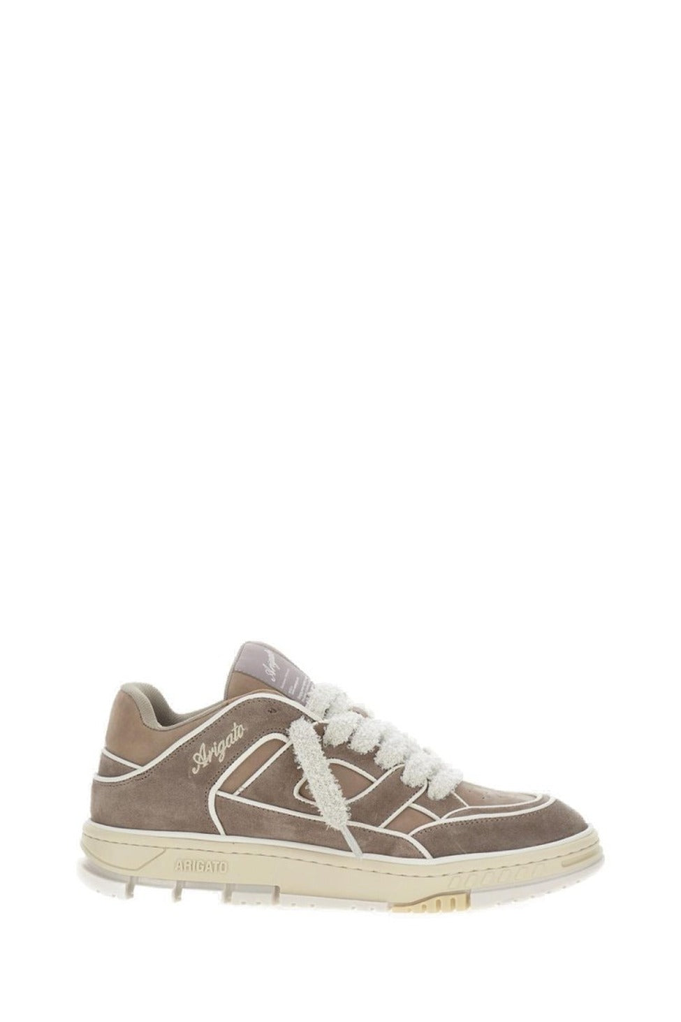 Low-Top Nubuck Sneakers With Embroidered Logo