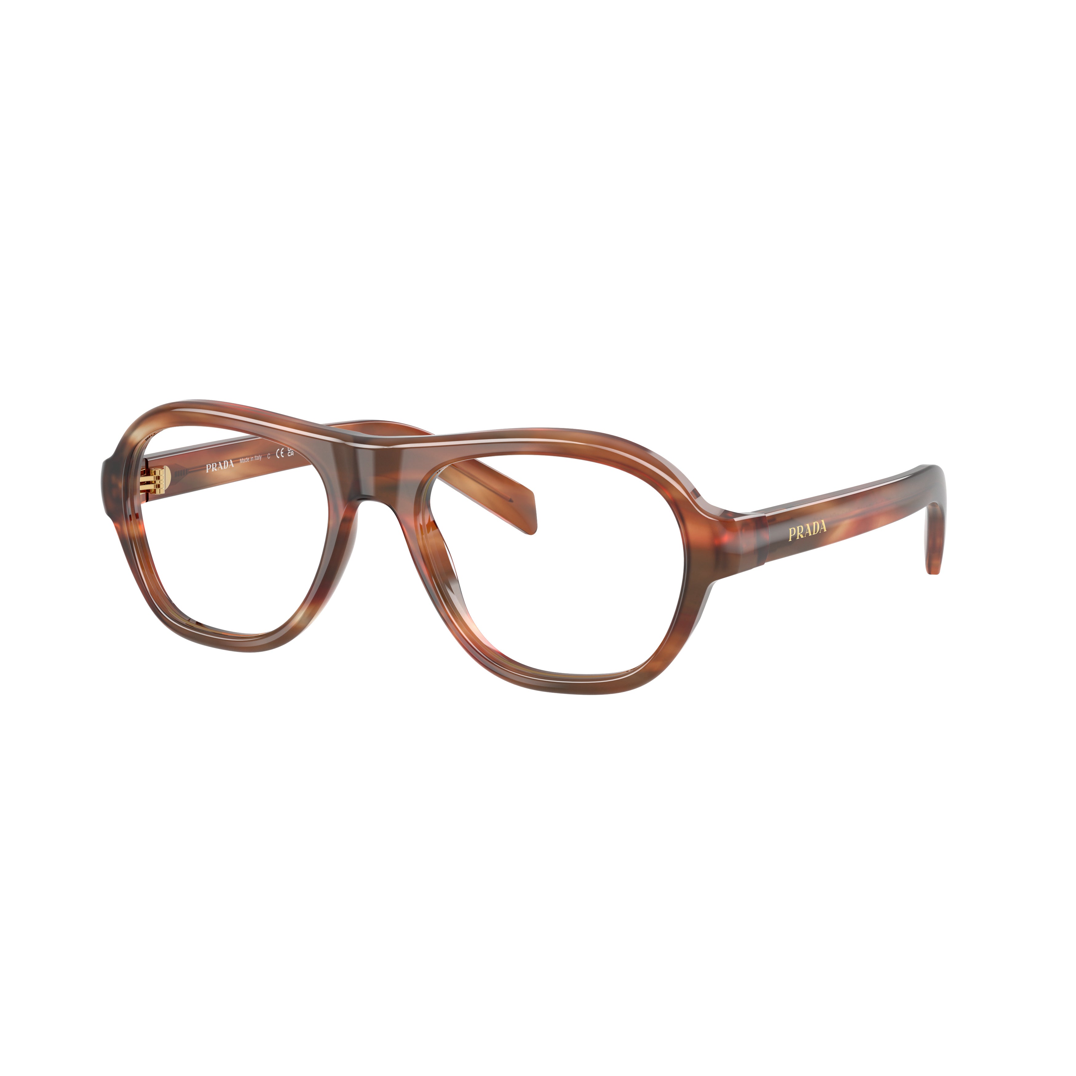 0pr C12v Aviator-Inspired Tortoiseshell Acetate Sunglasses