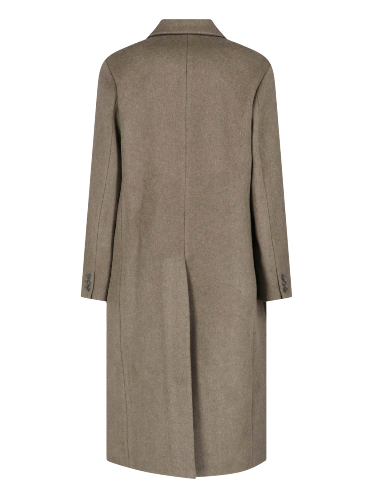 Brown Tailored Notched Lapel Trench
