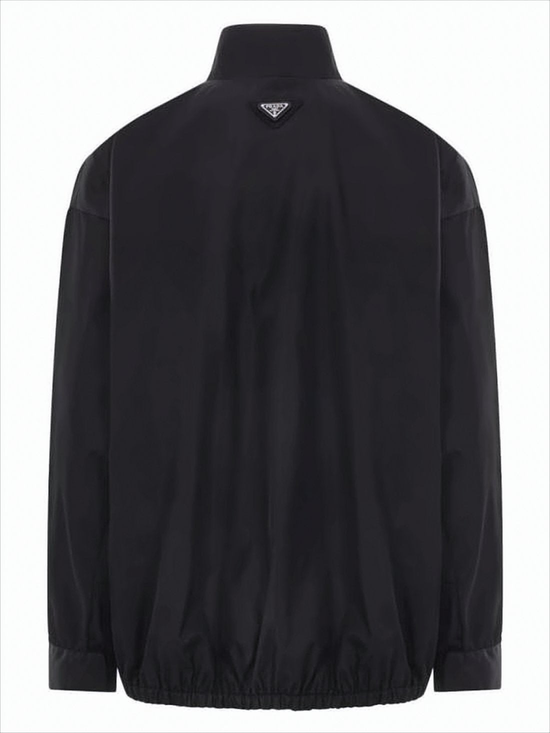 High Collar Black Jacket