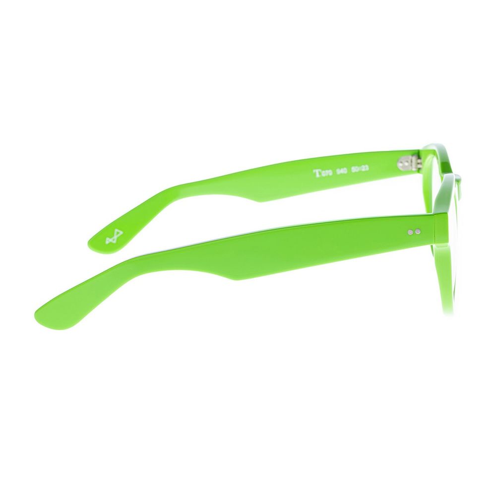 T070 Phantos-Shape Fluorescent Green Acetate Eyewear