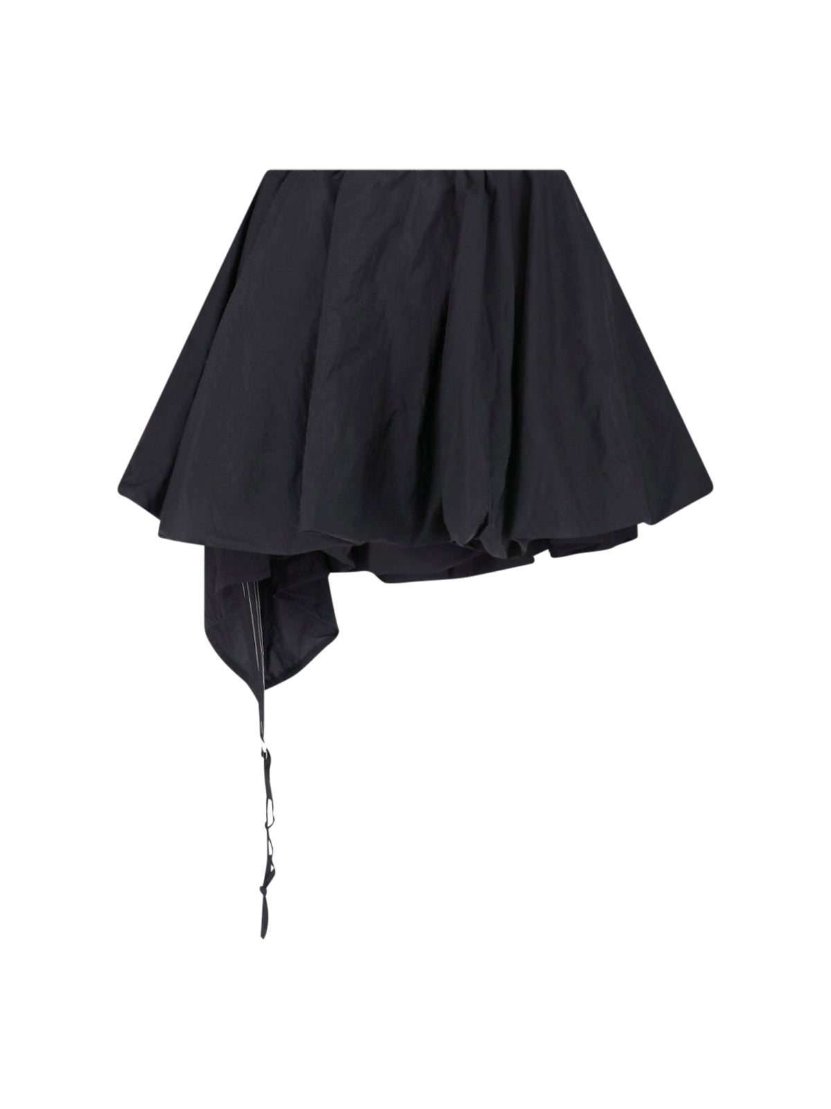Black Balloon Asymmetrical Skort Skirt