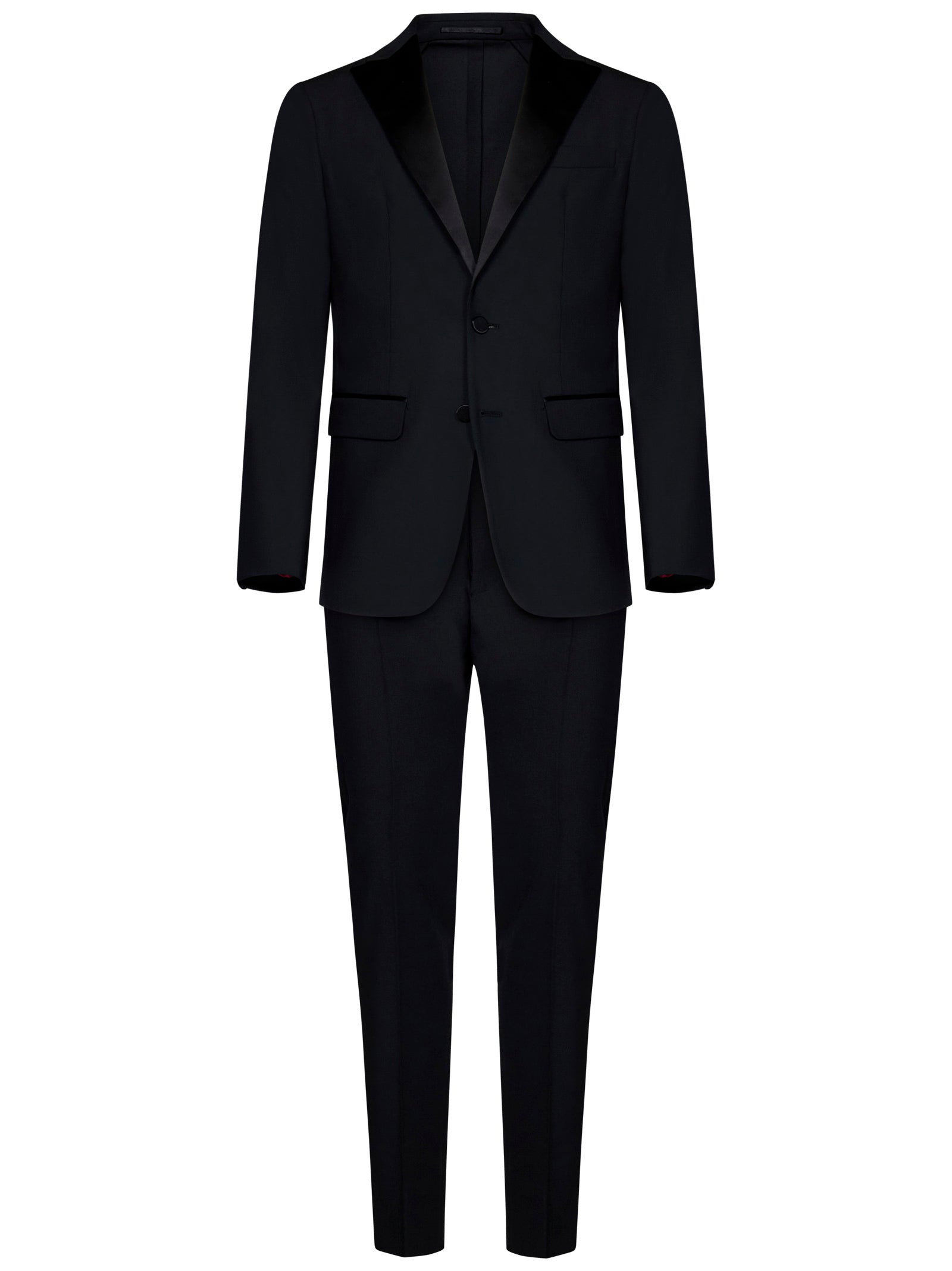Slim-Fit Stretch Virgin Wool Blend Tuxedo Suit