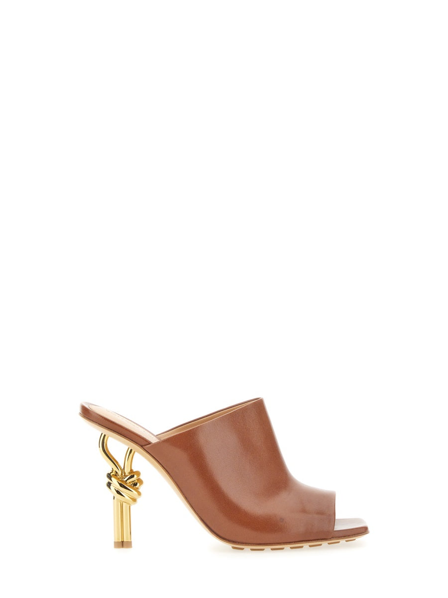 Mule-Style Shoe with Distinctive Knot Detail
