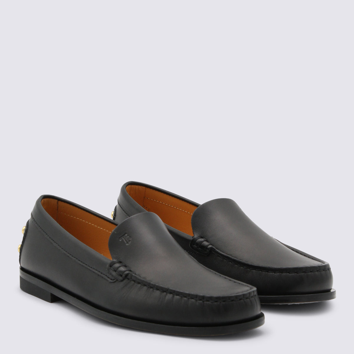 Black Leather Loafers