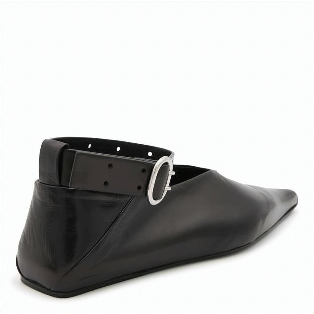 Pointed Toe Flats with Ankle Strap