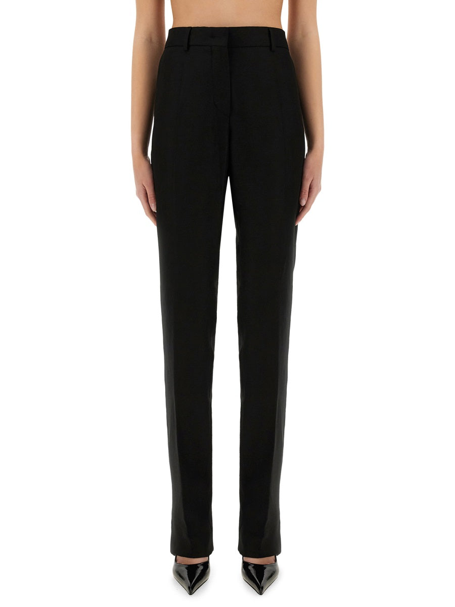 Straight-Fit Tailored Pants With Minimalist Design