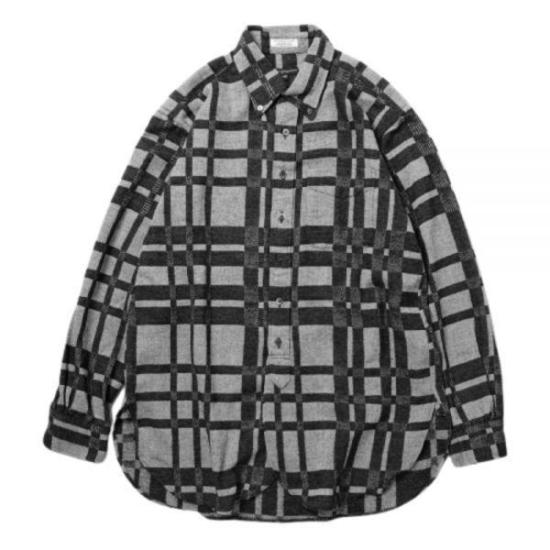 Checkered Long Sleeve Shirt with Classic Collar