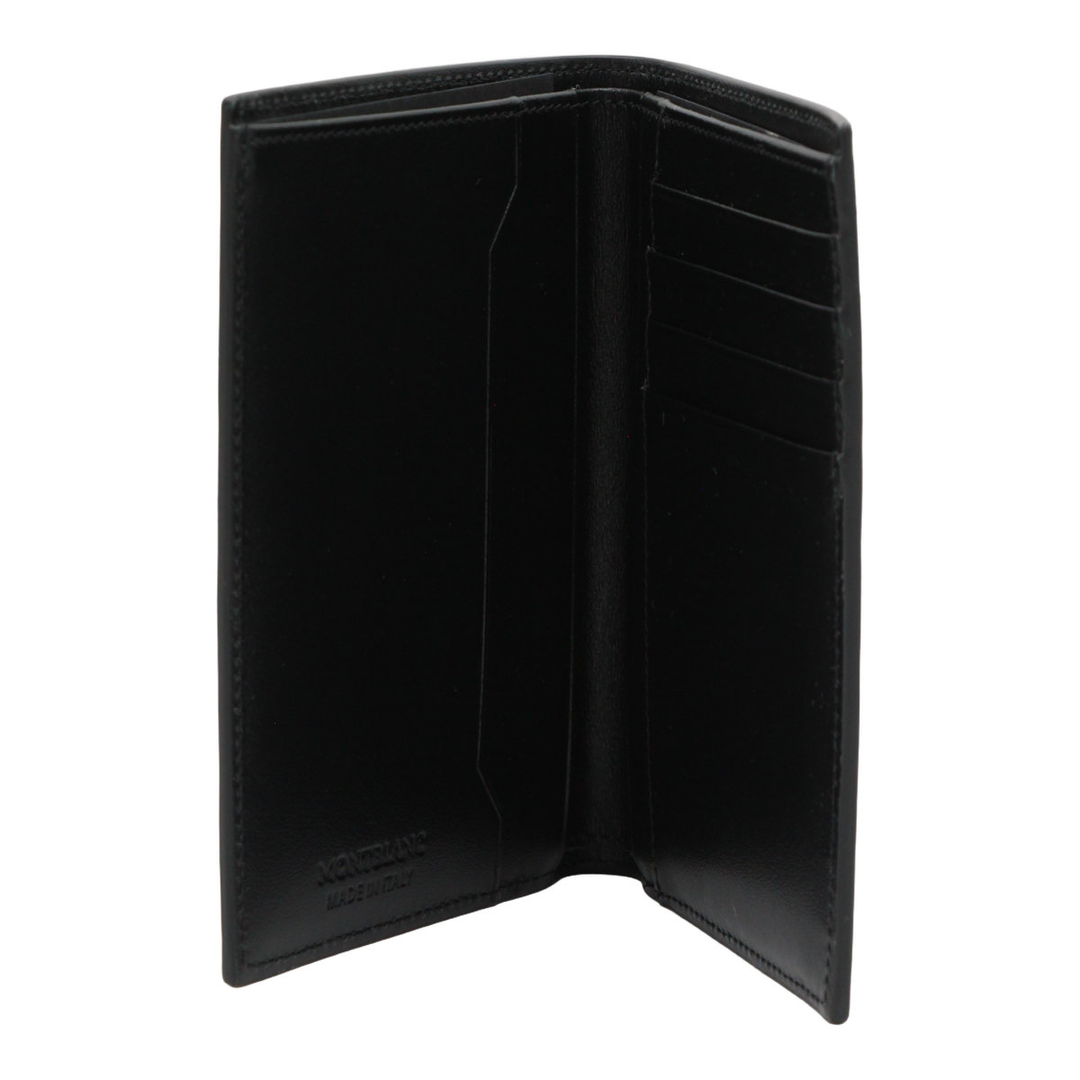 Black Wallet with Smooth Finish