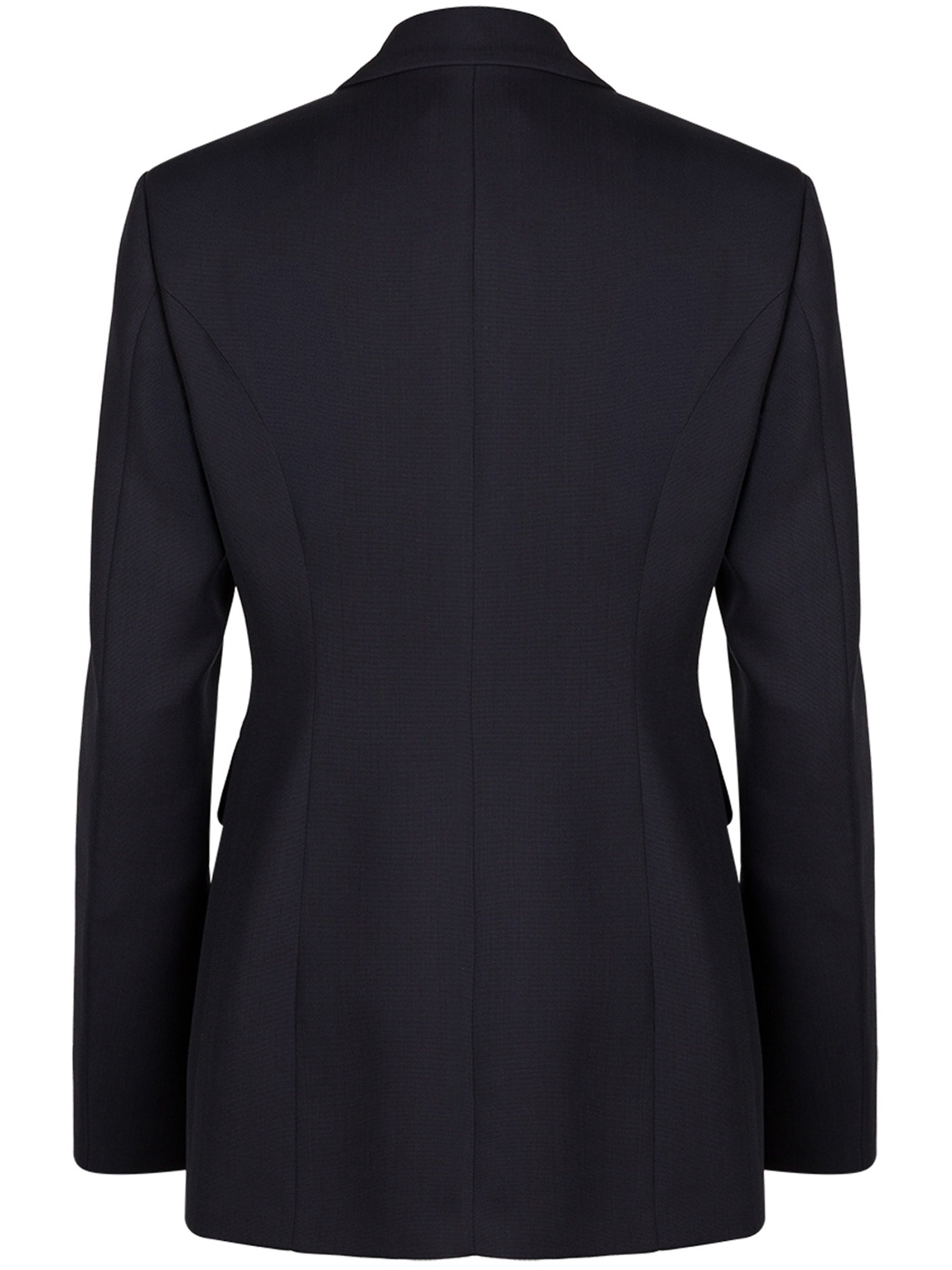Black Gilda Structured Tailored Blazer