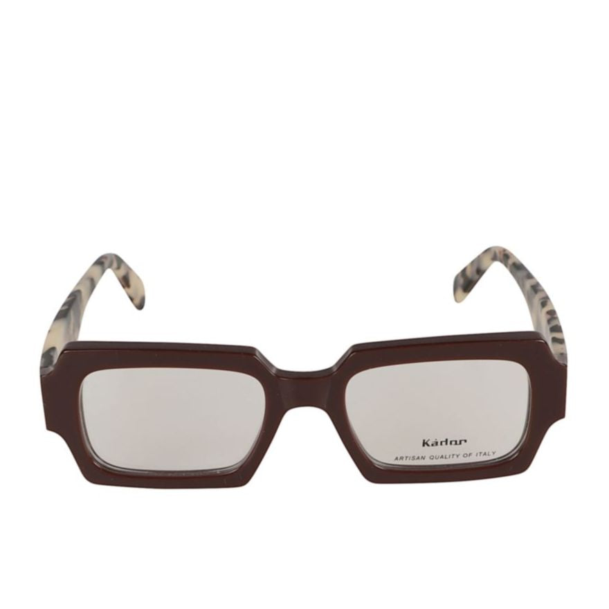 Evy Rectangular Tortoiseshell Frame Eyeglasses