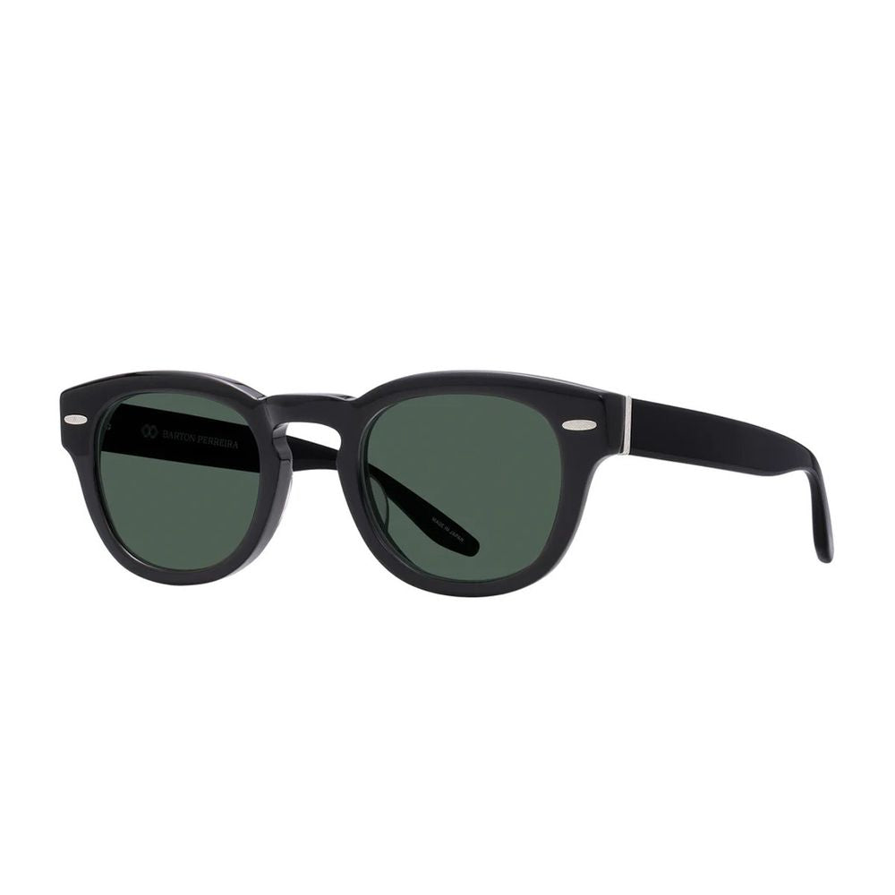 Bp40010I Demarco Geometric Black Acetate Sunglasses