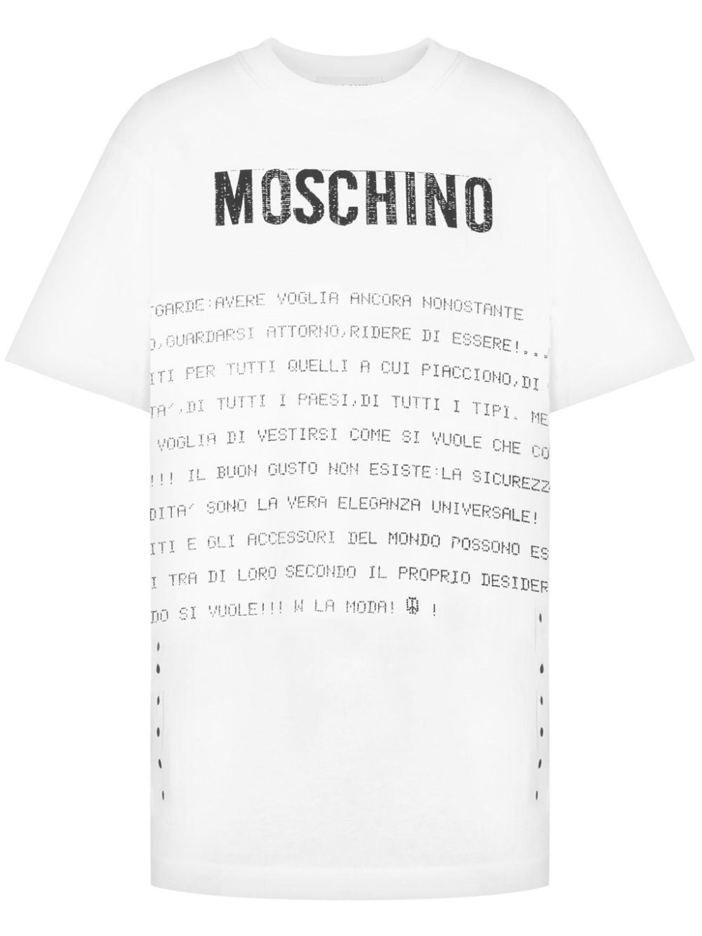 Short-Sleeved Top with Bold Logo Print