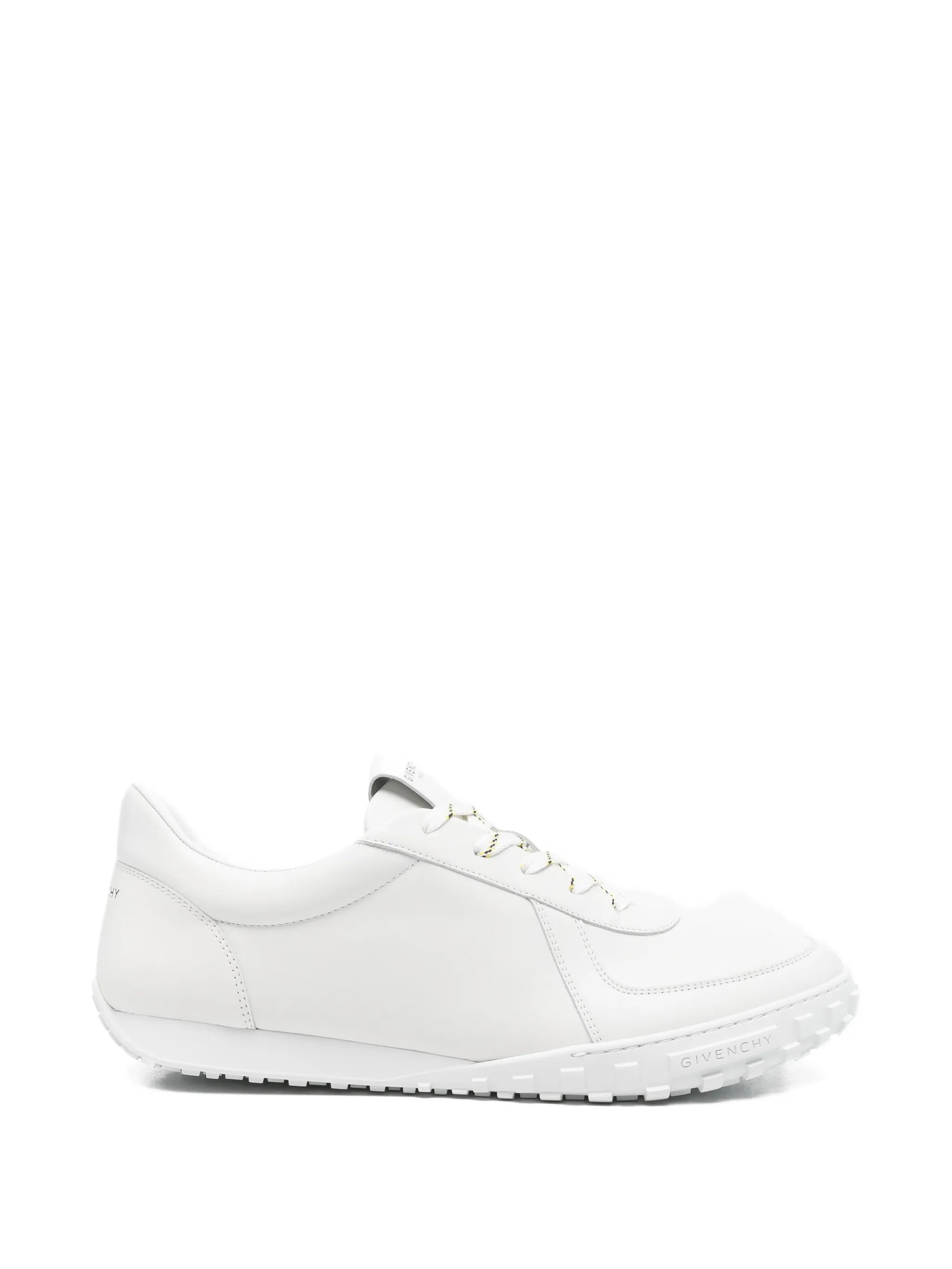 Glide Runner White Calf Leather Sneakers