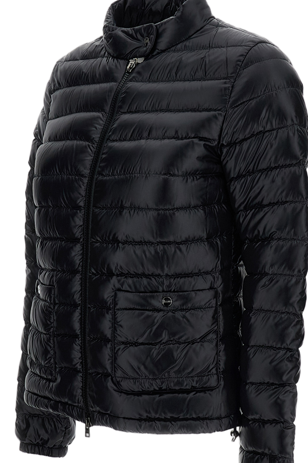 High-Neck Down Jacket With Pockets