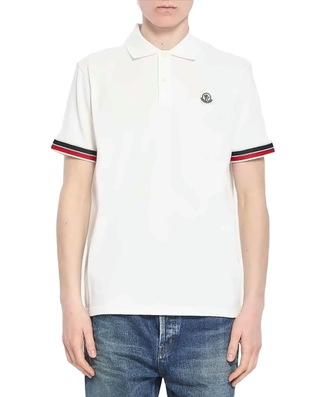 Classic Short-Sleeve Polo Shirt with Contrasting Stripes