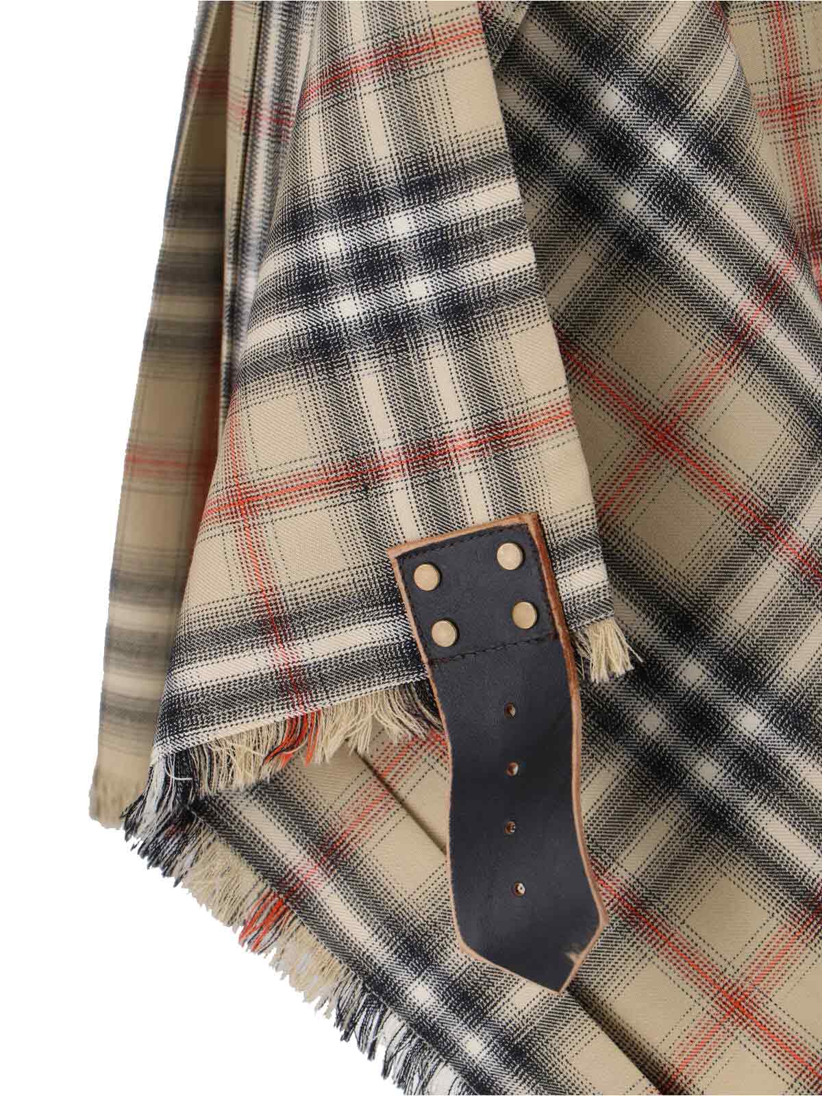 "Check" Mini Kilt – Beige