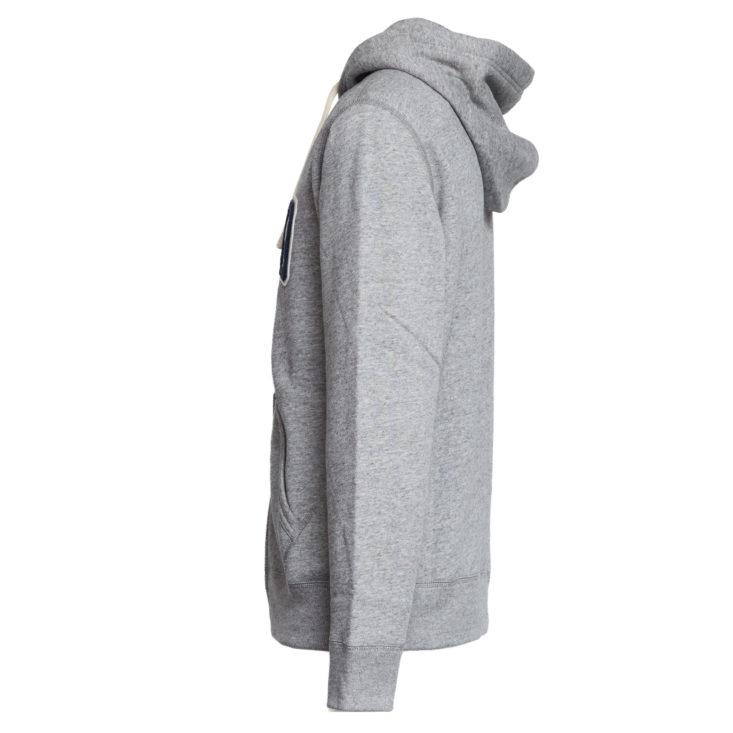 Zip-Front Hooded Sweatshirt with Bold Logo Details