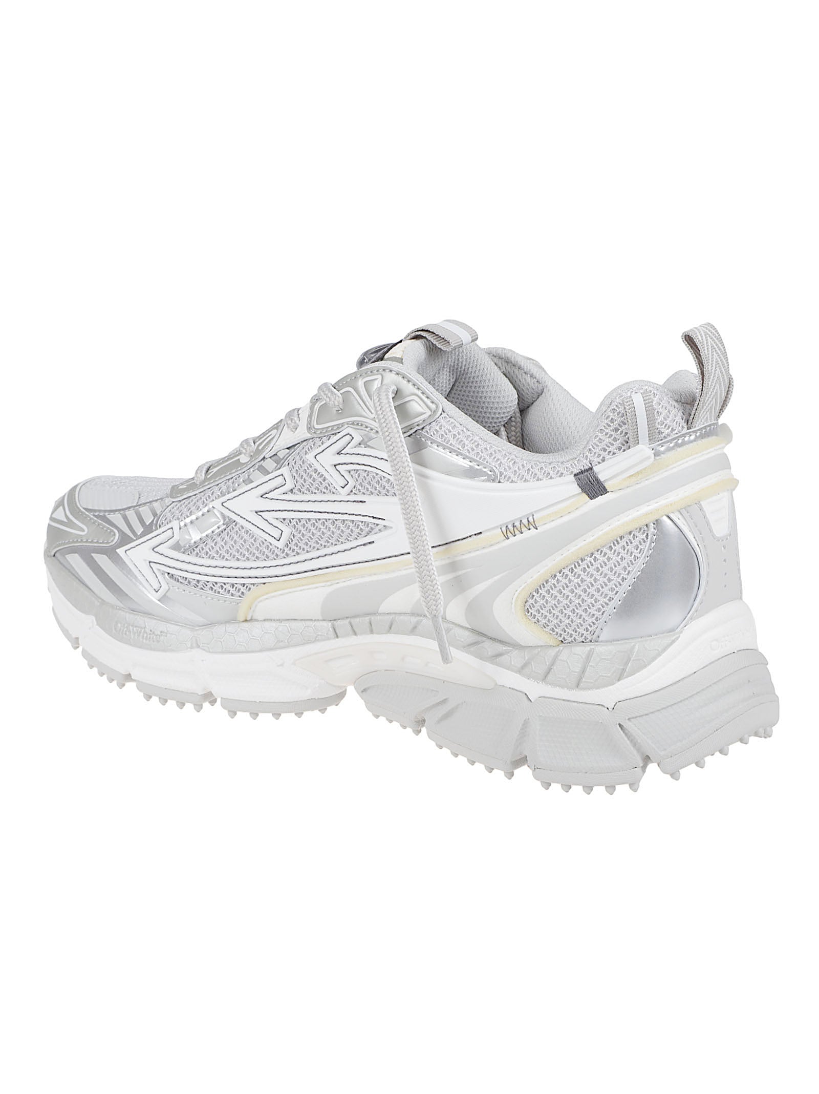 Futuristic Sneakers with Reflective Accents and Chunky Sole
