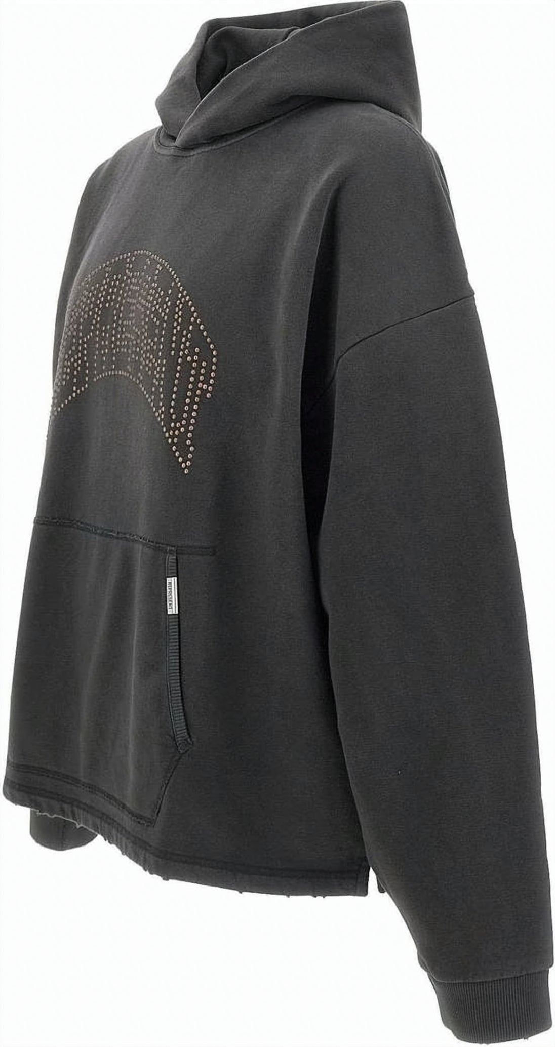 Relaxed Fit Hoodie with Subtle Studded Design