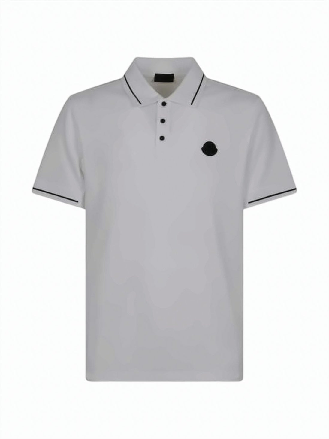 Short-Sleeve Polo Shirt With Structured Collar And Emblem Detail